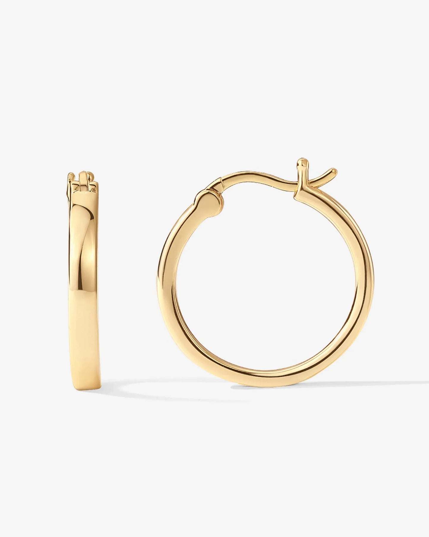 Square Tube Hoops Earrings