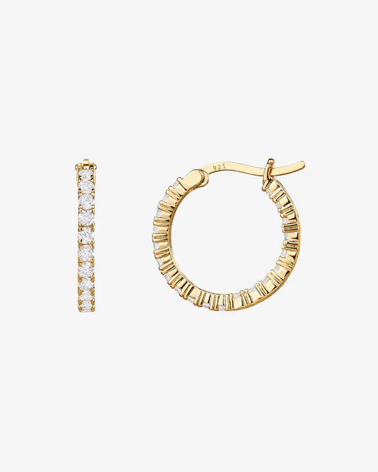 Crystal Inside-Out Hoops