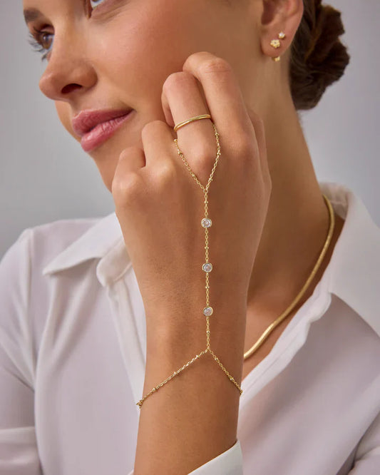 Glitter Wave Hand Chain